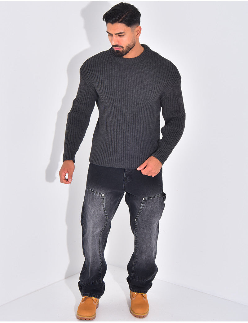 Pull épais uni