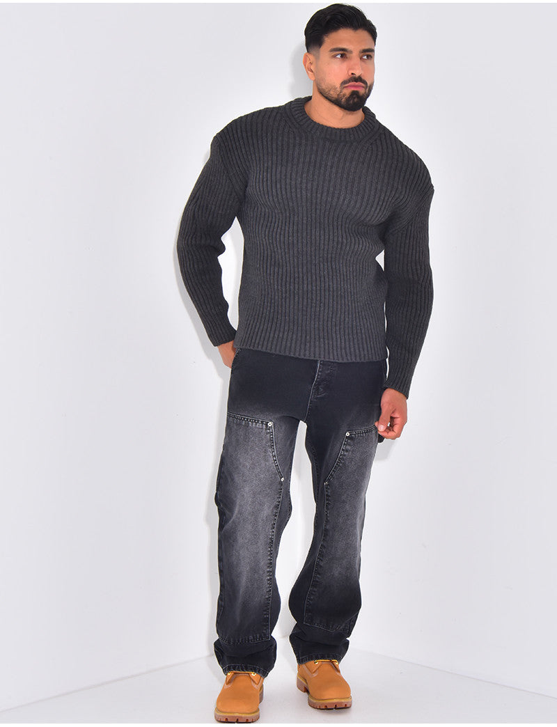 Pull épais uni