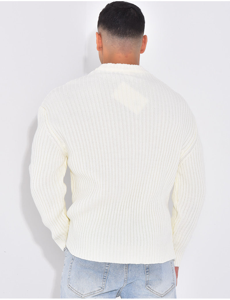 Pull épais uni