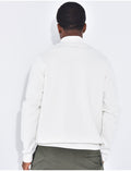 Pull fin à col zippé