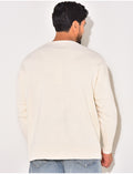 Pull fin à motifs coeur