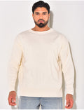 Pull fin à motifs coeur