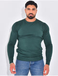 Pull fin col rond