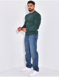 Pull fin col rond