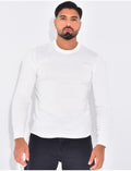Pull fin col rond
