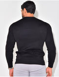 Pull fin col rond