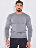 Pull fin col rond