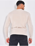 Pull fin col rond