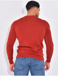 Pull fin col rond