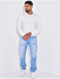 Pull fin col rond