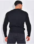 Pull fin col rond