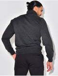 Pull fin col roulé