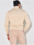 Pull fin col roulé