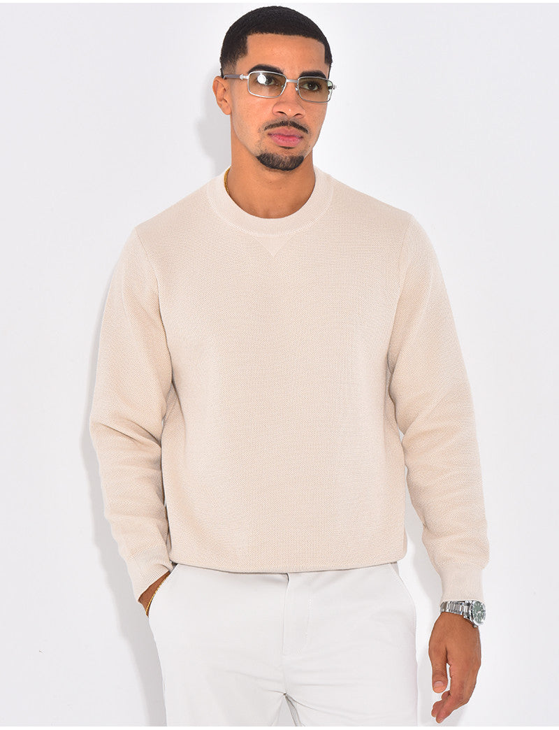 Pull nid d'abeille