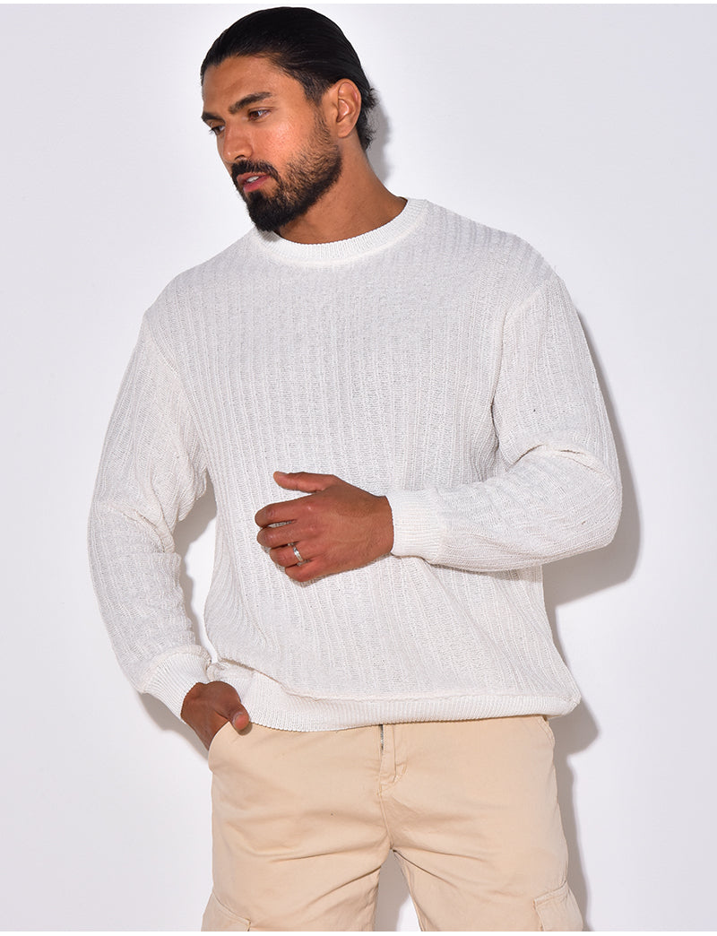 Pull texturé