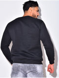 Sweat uni moletonné