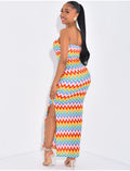 Robe bustier longue en crochet à bijoux étoile de mer