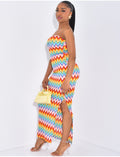 Robe bustier longue en crochet à bijoux étoile de mer