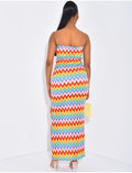Robe bustier longue en crochet à bijoux étoile de mer