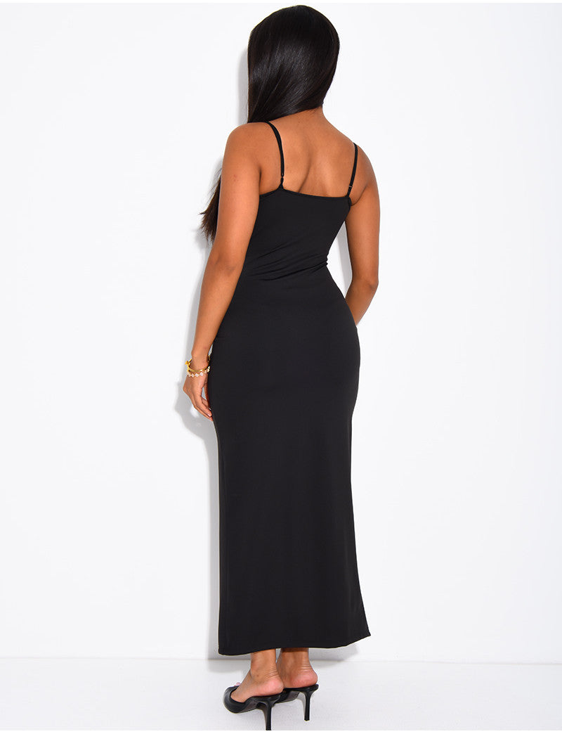 Robe bustier froncée