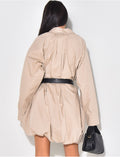 Robe chemise bouffante