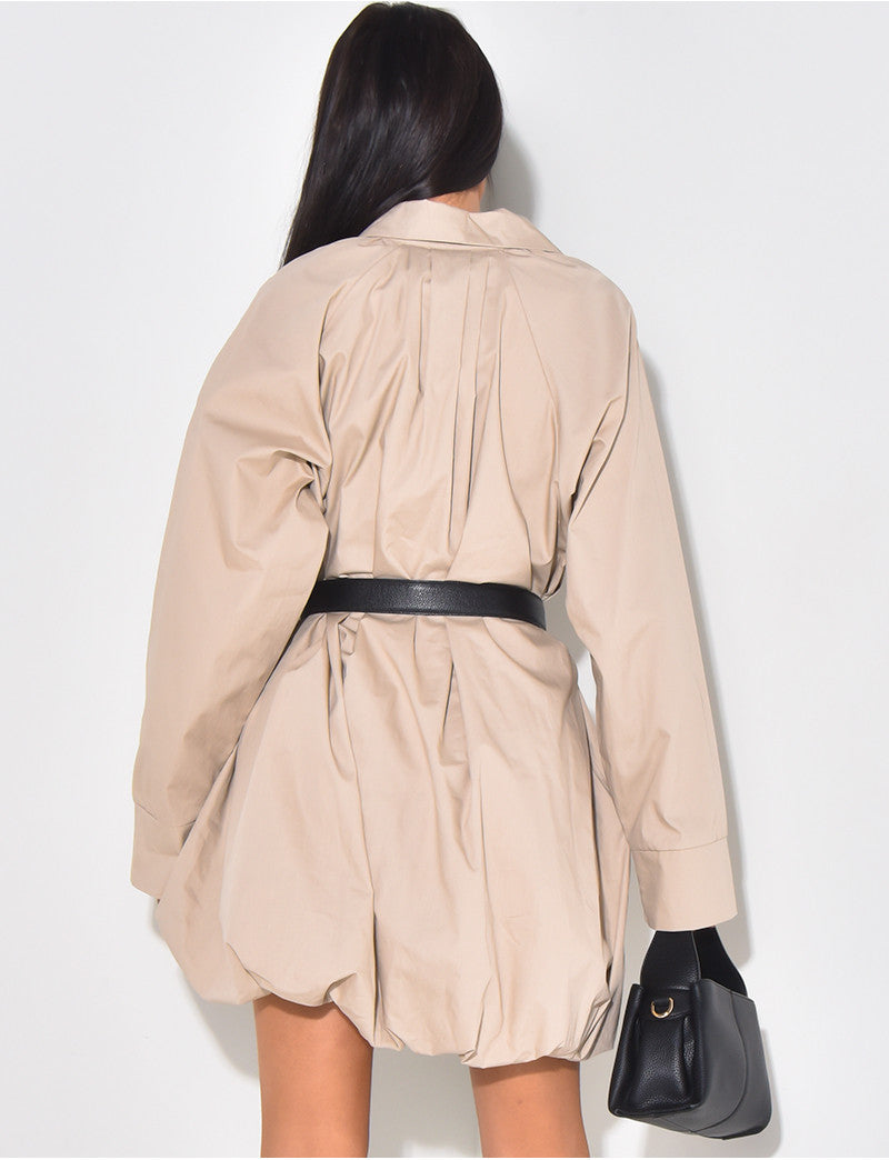 Robe chemise bouffante