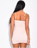 Robe courte et moulante tissu seconde peau