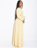 Robe longue à boutonner