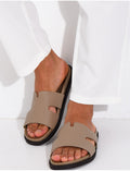 Sandales en similicuir