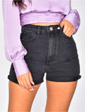 Short en jeans destroy