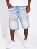 Short en jeans