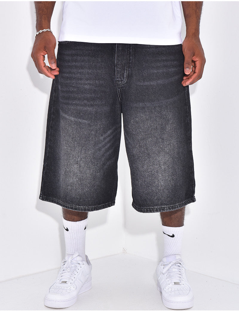 Short en jeans