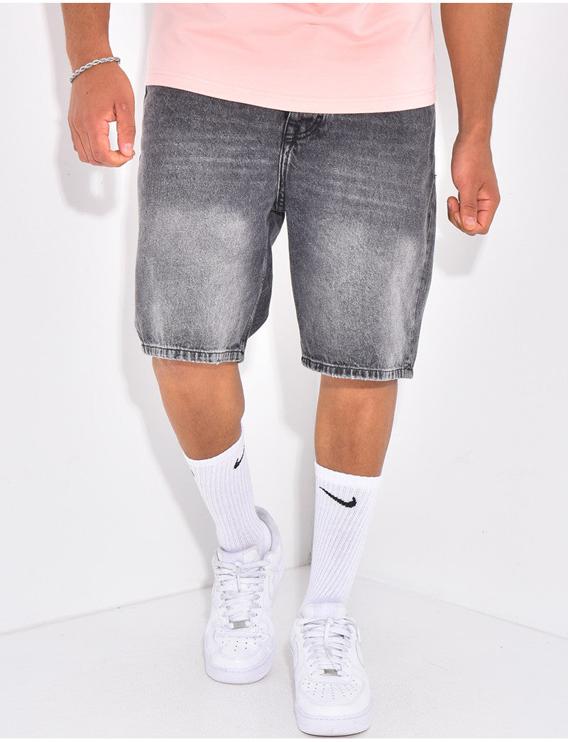 Short en jeans