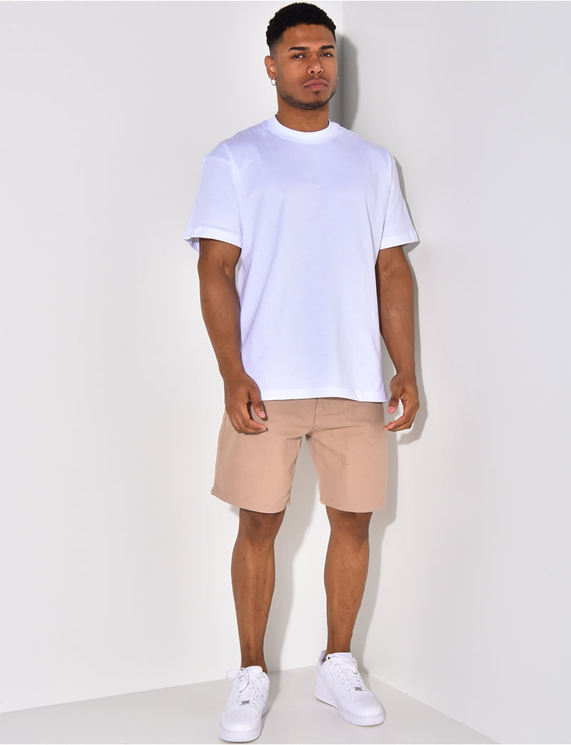 Short en jeans