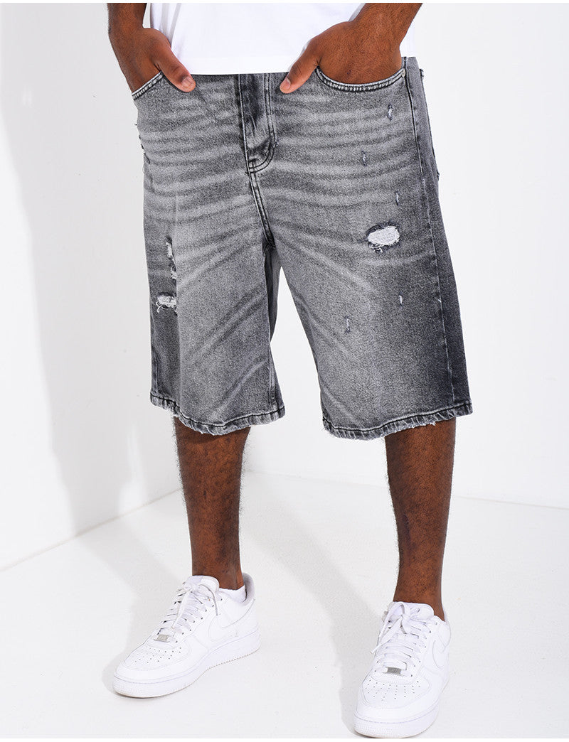 Short en jeans