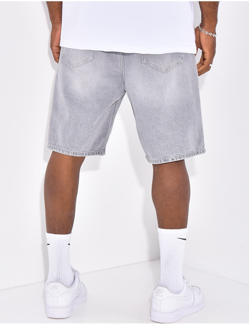 Short en jeans