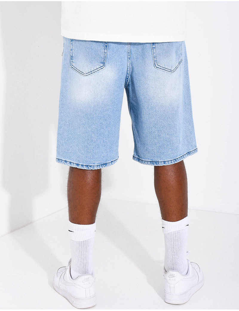 Short en jeans