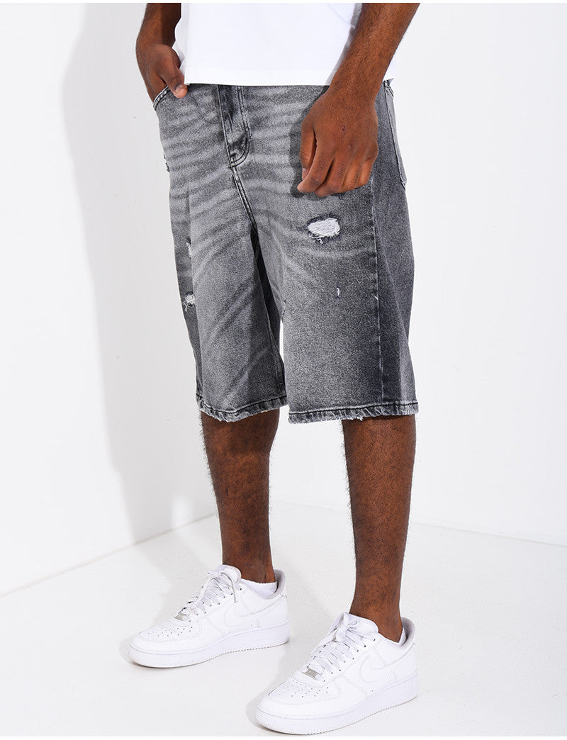 Short en jeans