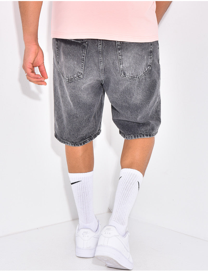 Short en jeans