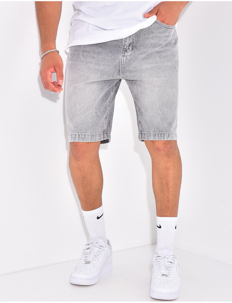 Short en jeans