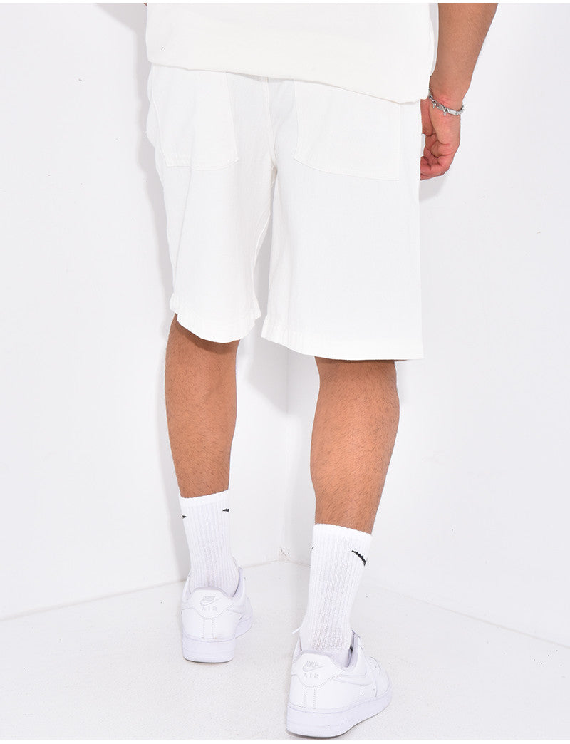 Short en jeans