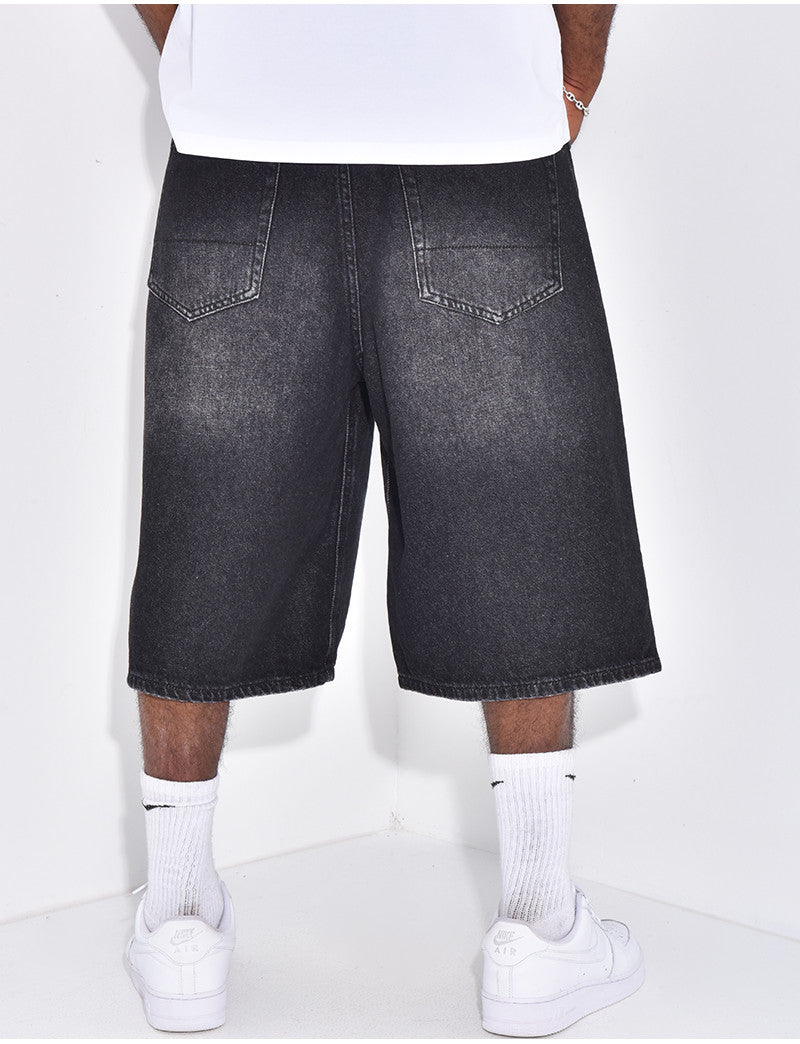 Short en jeans