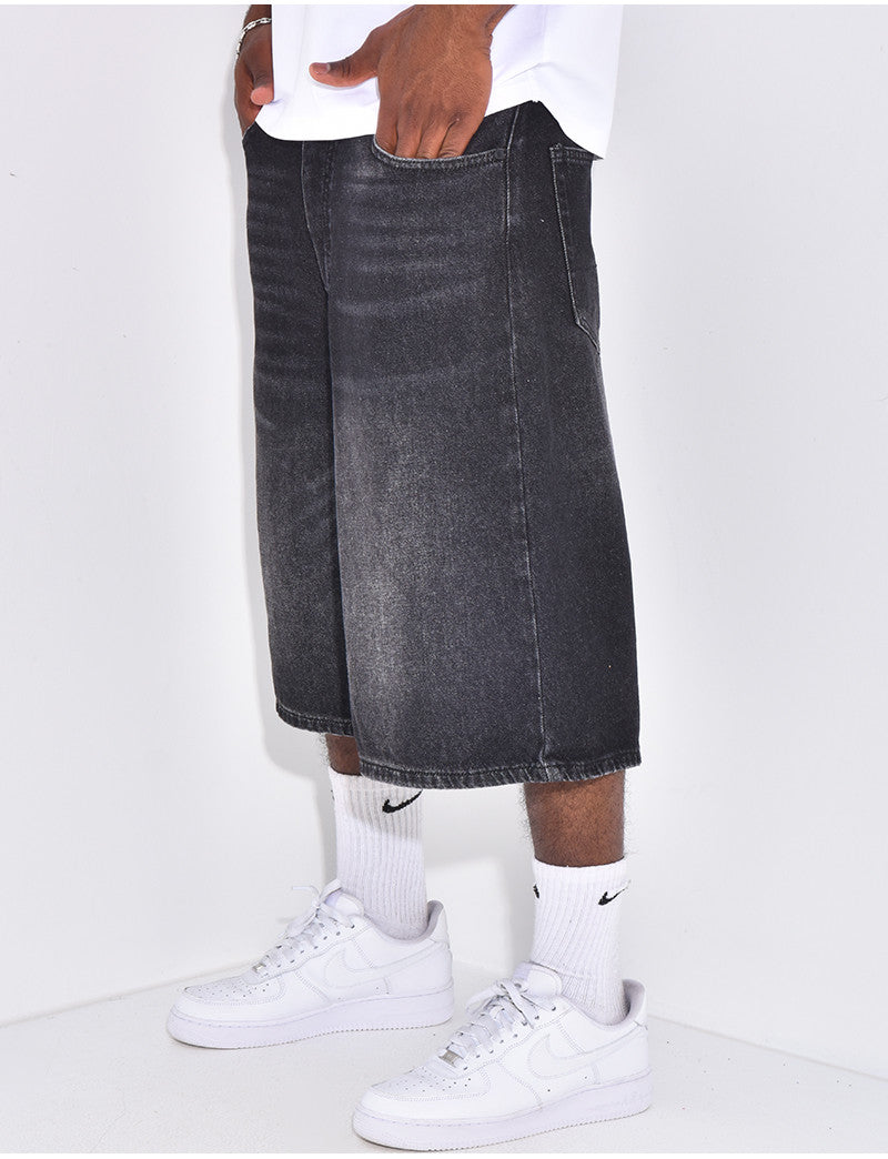 Short en jeans