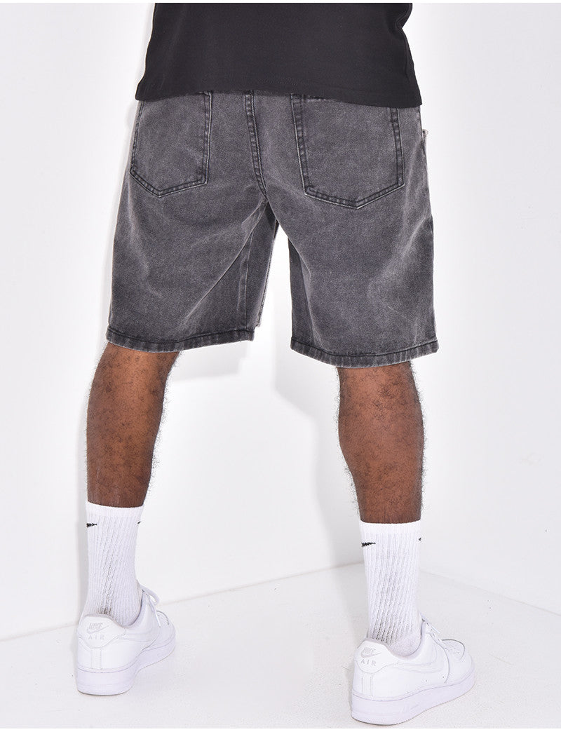 Short en jeans
