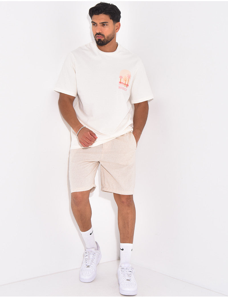 Short en lin