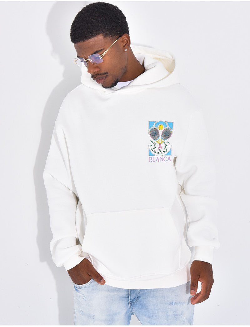Sweat à capuche "Blanca"