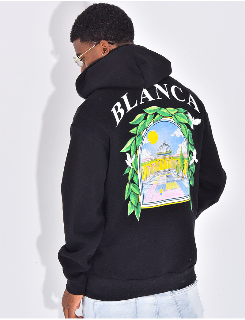 Sweat à capuche "Blanca"