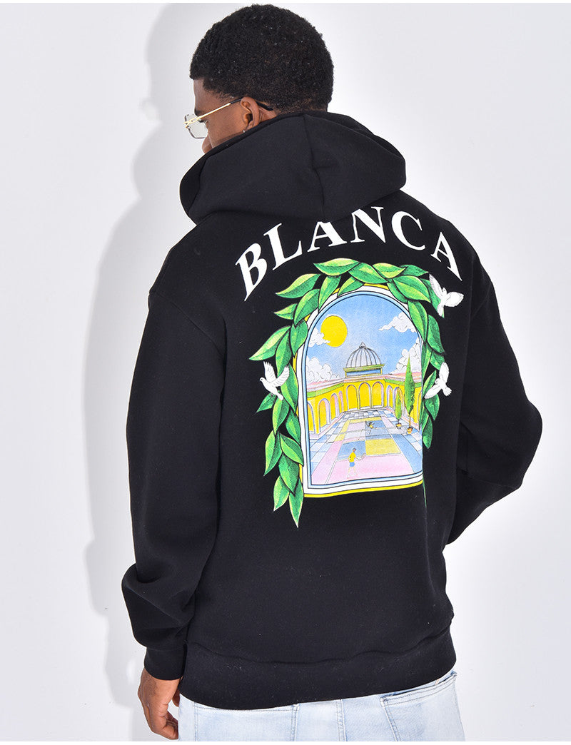 Sweat à capuche "Blanca"