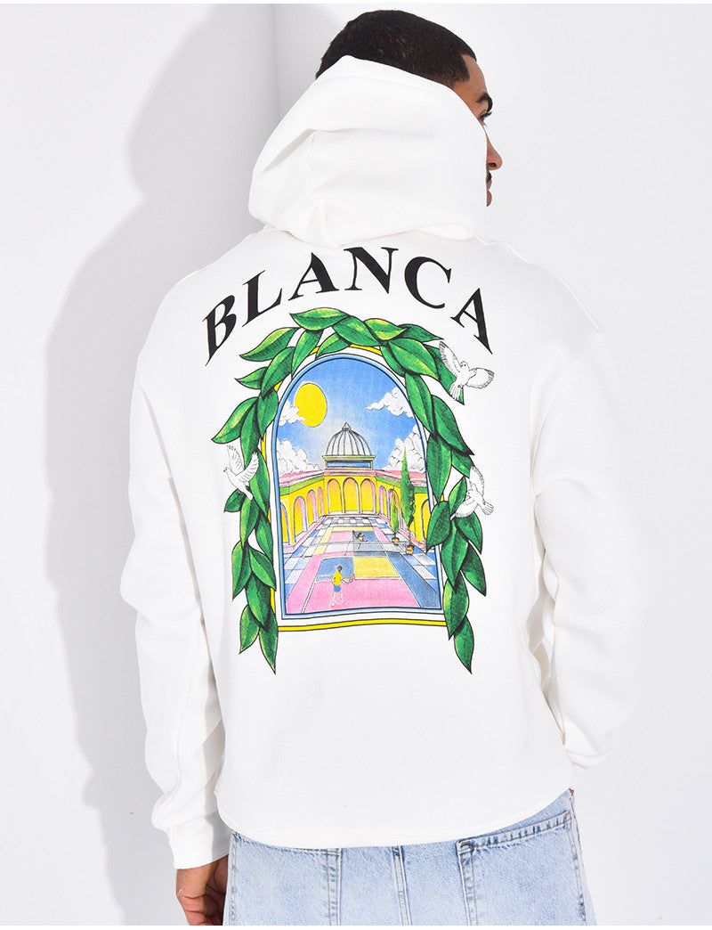 Sweat à capuche "Blanca"
