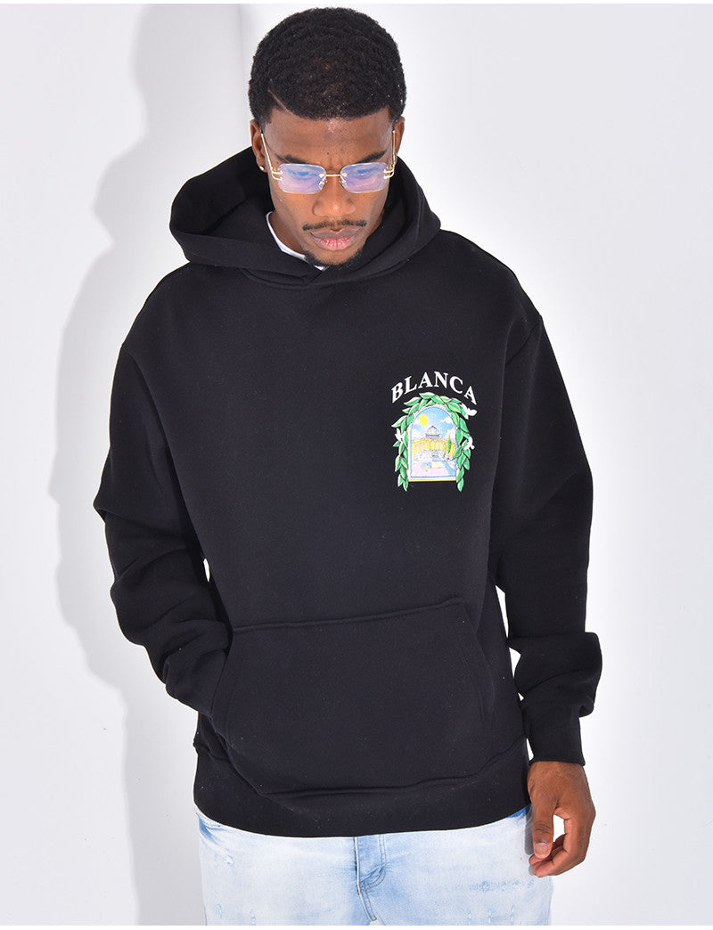 Sweat à capuche "Blanca"